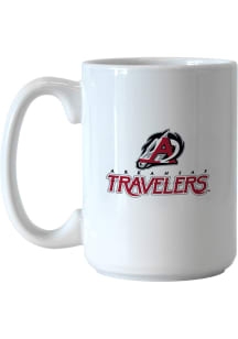 Arkansas Travelers 15oz Gameday Sublimated Ceramic Mug - White