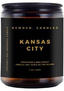 Kansas City KCMOCO Kansas City 7oz Brown Candle