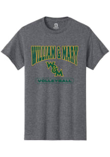 Summit Sportswear William & Mary Tribe Graphite Volleyball Short Sleeve T Shirt
