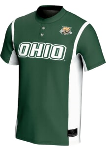ProSphere Ohio Bobcats Mens Green Rival Softball Baseball Jersey