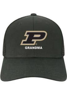 Legacy Purdue Boilermakers Grandma Mid Pro Trucker Adjustable Hat - Black