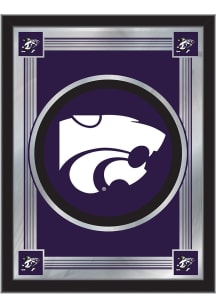 K-State Wildcats Logo Hanging Back Bar Mirror