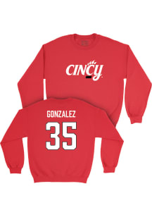 Alex Gonzalez Cincinnati Bearcats Mens Red NIL Legacy Player Crew
