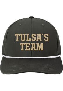 Tulsa Golden Hurricane Tulsa's Team Back Nine Adjustable Hat - Black