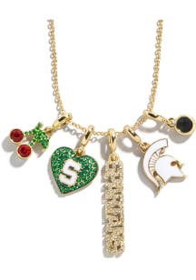 BaubleBar Michigan State Spartans 5 Charm Womens Necklace