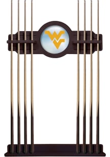 West Virginia Mountaineers Solid Wood Cue Rack Pool Table