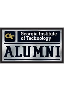GA Tech Yellow Jackets Alumni Hanging Back Bar Mirror