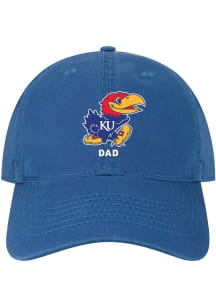 Kansas Jayhawks Dad Twill Adjustable Hat - Blue