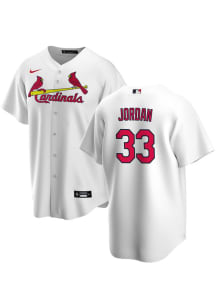 Blaze Jordan St Louis Cardinals Mens Replica Home Jersey - White