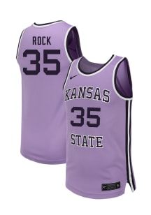 Jeffrey Rock  Nike K-State Wildcats Lavender NIL Name And Number Jersey