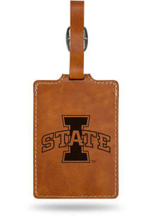 Iowa State Cyclones Brown Laser Engraved Luggage Tag