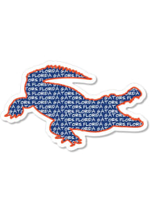 Florida Gators 3.5" Fill Gator Rugged Stickers - Royal Blue
