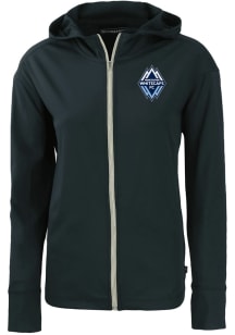 Cutter and Buck Vancouver Whitecaps FC Womens Navy Blue Daybreak Light Weight Jacket