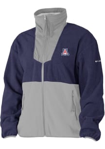 Columbia Arizona Wildcats Womens Navy Blue Sequoia Light Weight Jacket