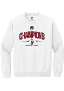 Summit Sportswear Massachusetts Minutemen Mens White MAC 2026 Women's Rowing Champions Long Sleeve..