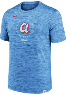 Nike Atlanta Braves Light Blue Fanwear City Connect Velocity Short Sleeve T Shirt