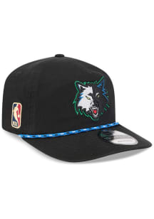 New Era Minnesota Timberwolves 2025 NBA Classic Edition Rope 19TWENTY Adjustable Hat - Black