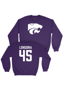 Adan Longoria K-State Wildcats Mens Purple NIL Legacy Player Crew