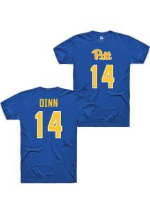 Kiana Dinn Pitt Panthers Blue NIL Shirzees Short Sleeve Player T Shirt