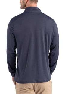 Cutter and Buck East Tennesse State Buccaneers Mens Navy Blue Forge Eco Long Sleeve Qtr Zip Pullov..