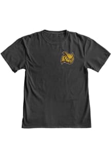 Blue 84 Rowan University Charcoal Front Back Overdyed Short Sleeve T Shirt