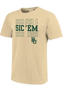 Baylor Bears Ivory Sic 'Em Short Sleeve T Shirt