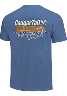 BYU Cougars Royal Blue Cougar Tail Short Sleeve T Shirt