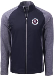 Cutter and Buck New England Revolution Mens Navy Blue Adapt Eco Medium Weight Jacket