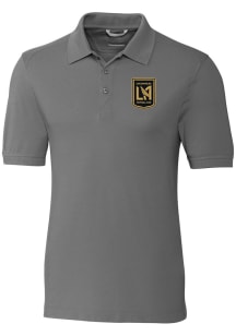 Cutter and Buck Los Angeles FC Graphite Advantage Pique Big and Tall Polo