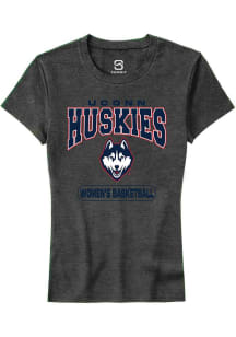 Summit Sportswear UConn Huskies Womens Grey Women's Basketball Short Sleeve T-Shirt