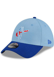 New Era Chicago Cubs Mens Blue Diamond Era 39THIRTY Flex Hat