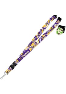 Mojo Minnesota Vikings Shattered Lanyard - Purple