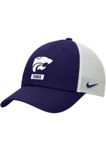 Nike K-State Wildcats Tennis Rise Trucker Adjustable Hat - Purple