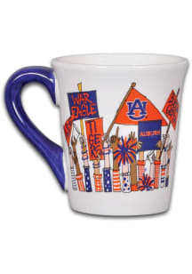Auburn Tigers 18oz Cheer Ceramic Mug - White