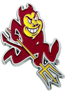 Arizona State Sun Devils Full Color Car Emblem - Maroon