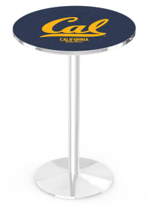 Cal Golden Bears Chrome Round Base Pub Table