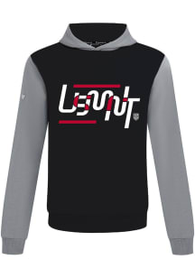 Levelwear USMNT Mens Black Ultimate Abstract Long Sleeve Hoodie