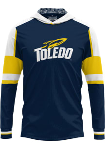ProSphere Toledo Rockets Mens Navy Blue Throwback Long Sleeve Hoodie