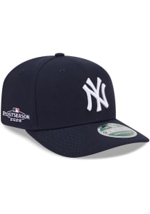 New Era New York Yankees 2026 Postseason Side Patch 9SEVENTY Stretch Snap Adjustable Hat - Navy Bl..