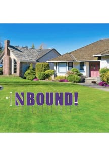 Northwestern Wildcats Large Bound Yard Sign - Purple