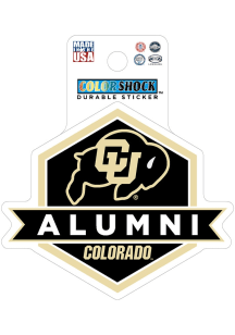 Colorado Buffaloes 3" Alumni Durable Stickers - Black