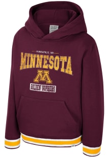 Colosseum Minnesota Golden Gophers Youth Maroon George Long Sleeve Hoodie