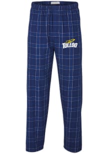 Toledo Rockets Mens Navy Blue Flannel Sleep Pants