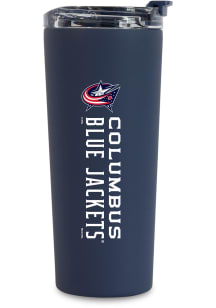 Columbus Blue Jackets Easy Grip Stainless Steel Tumbler - Navy Blue