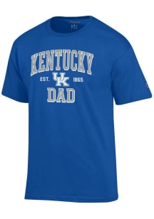 Champion Kentucky Wildcats Blue Est Date Dad Jersey Short Sleeve T Shirt
