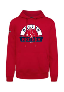 Levelwear Boston Red Sox Mens Red Podium Banner Arch Long Sleeve Hoodie