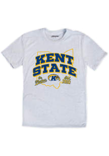 Where I’m From Kent State Golden Flashes Ash State Outline Short Sleeve Fashion T Shirt