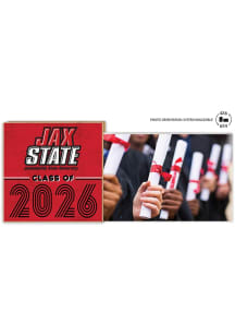 Jacksonville State Gamecocks Class of 2026 Floating Picture Frame - Red