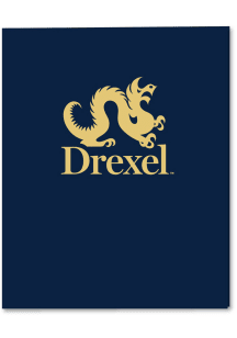 Drexel Dragons Team Logo Notebook and Folder - Navy Blue