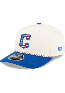 New Era Cleveland Guardians 2T Flag Rope 9SEVENTY Adjustable Hat - White